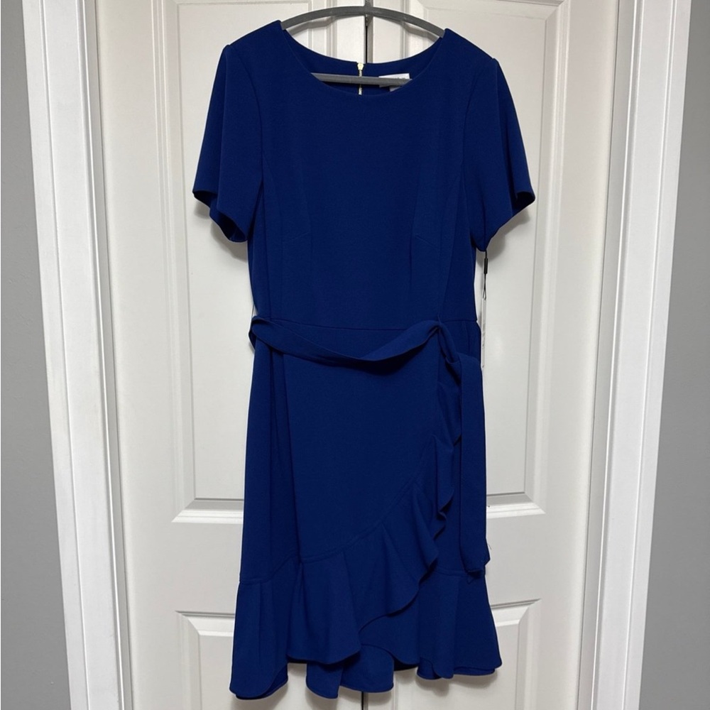 Calvin Klein Royal Blue Midi Dress